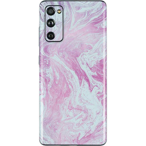 Blue and Purple Marble Galaxy S20 Fan Edition Skin